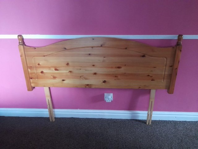 Preview of the first image of Double bed Headboard for sale.