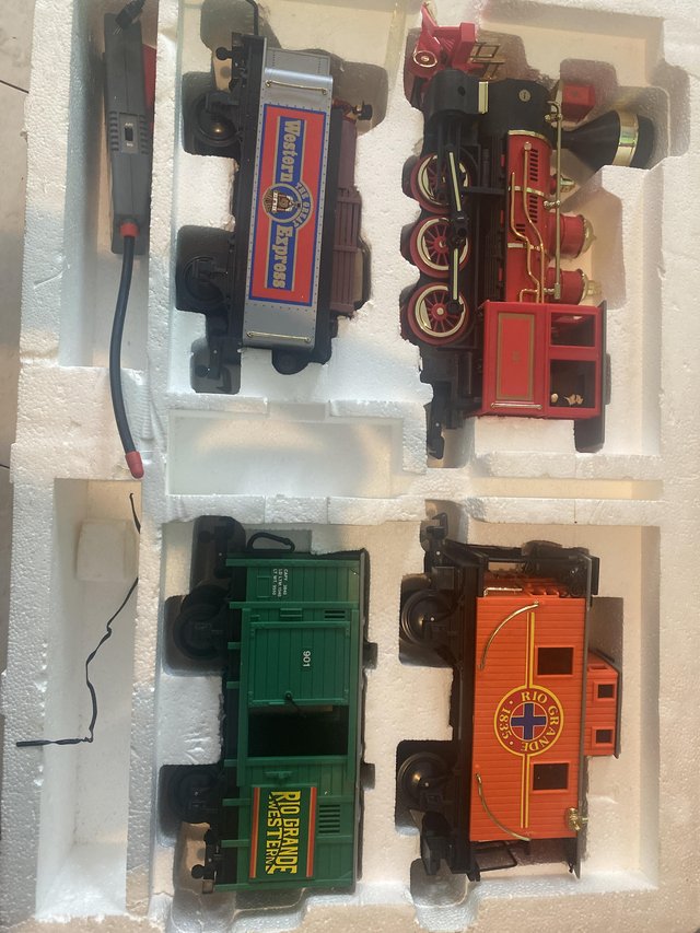 Preview of the first image of Great western express radio control talking train set.