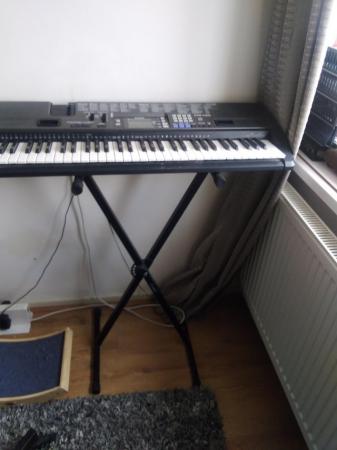 Image 2 of Casio keyboard and stand