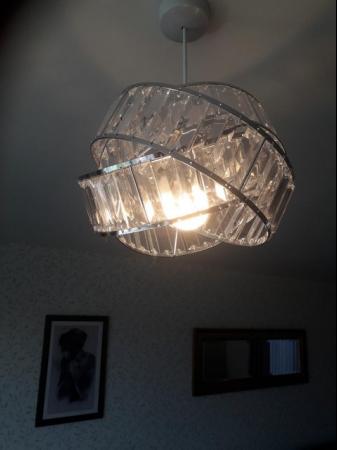 Image 1 of Two very modern crystal effect ceiling lights