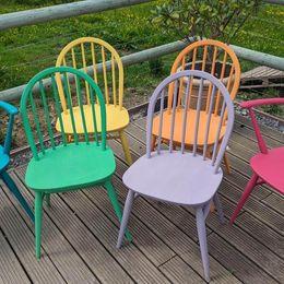 Preview of the first image of Set of 6 Ercol Chairs Fully refurbished Bright vibrant colou.