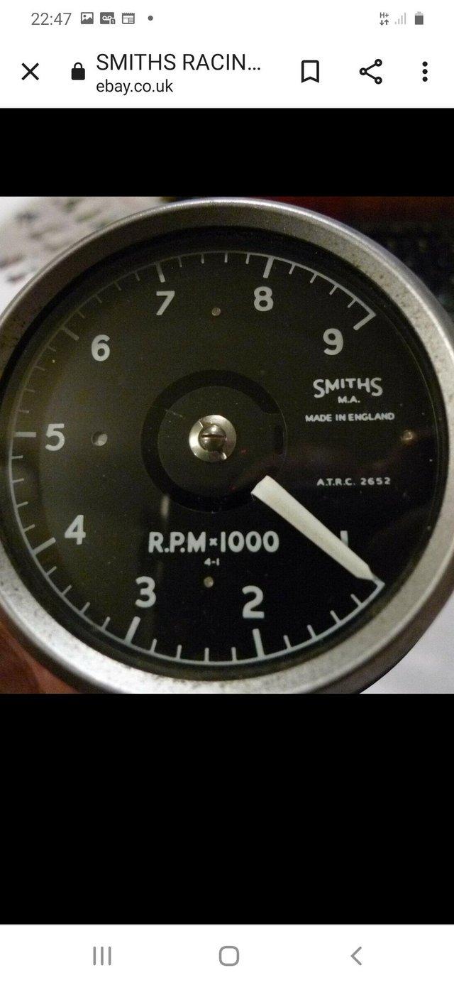 Preview of the first image of Wanted Smith's ATRC 2652 4/1 RACING REV COUNTER..