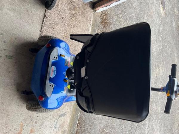 Image 2 of Blue mobility scooter ( bootmaster)