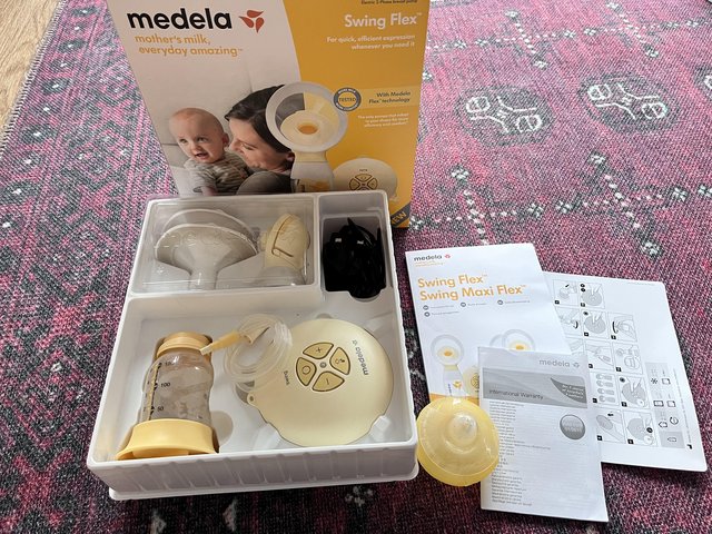 Preview of the first image of Medela swing breast pump.