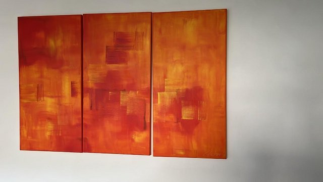 Image 1 of Painting - Original abstract painting by Louise Zantopp