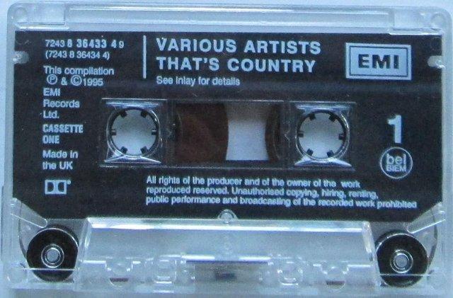 Image 3 of EMI - Thats Country Double Cassette