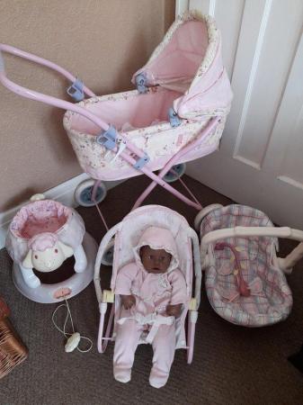 Image 1 of Baby Annabella doll and accessories bundle