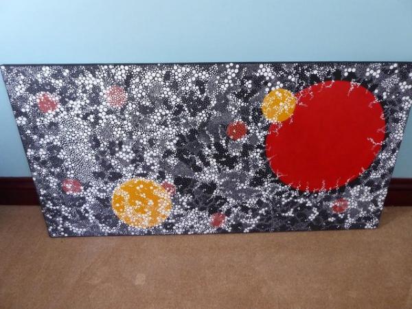 Image 1 of Original Acrylic on canvas - Dot Art inspired by Aboriginal