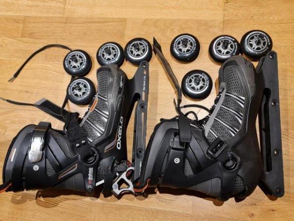 Image 3 of Decathlon Oxelo Roller Blade Skates Diabolo Brake System