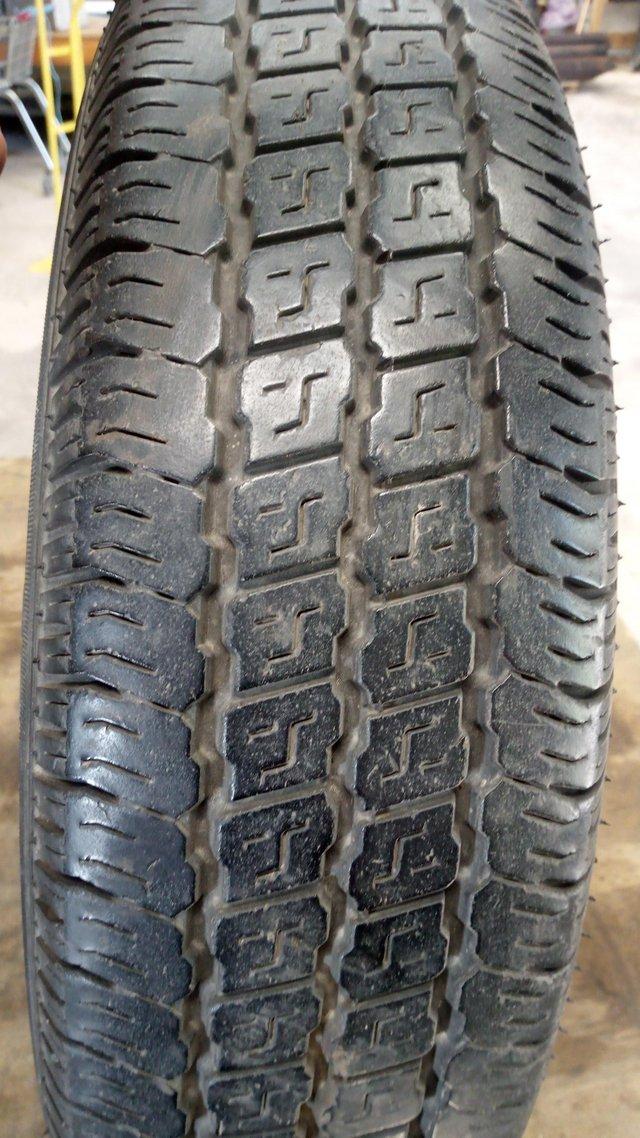 Preview of the first image of For sale. Used 165 R 13 trailer tyre..