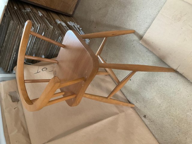 Preview of the first image of Child's Wooden High Chair in Very Good Condition.
