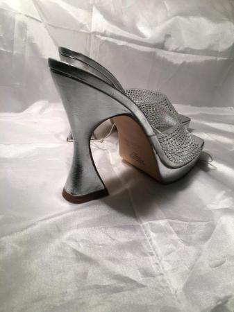 Image 3 of New Atmosphere Silver/Diamonte High Heels 7