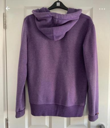 Image 2 of Superdry hoodie - size L Purple