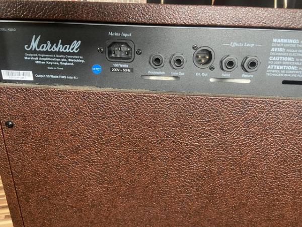 Image 1 of Marshall AS50D acoustic soloist amplifier