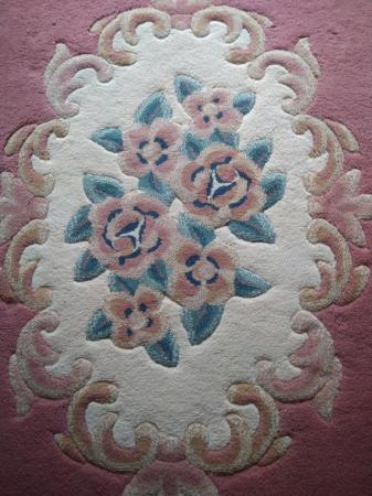 Image 2 of Pink  Traditional Rug 100% Berclon