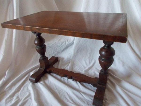 Image 3 of Vintage Miniature Apprentice Piece,Solid Oak Refectory Table
