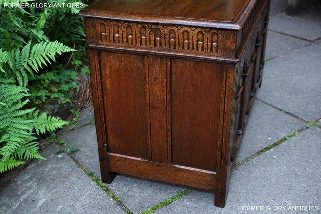 Image 25 of A TITCHMARSH & GOODWIN CARVED OAK BLANKET CHEST BOX TRUNK