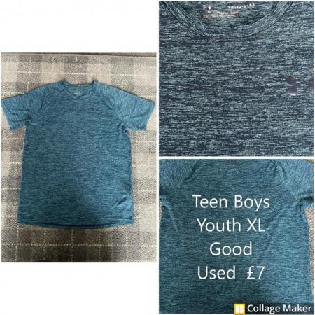 Image 2 of Under Armour teen boys T-shirt