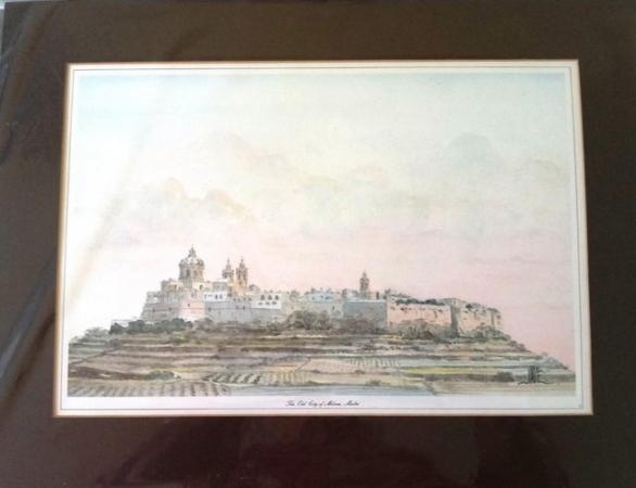 Image 2 of COLLECTION OF 3 ORIGINAL SIGNED PAINTINGS OF MALTA