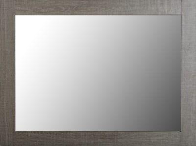 Preview of the first image of Lisbon mirror in black wood grain.