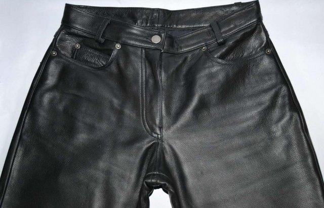 Preview of the first image of Searbok Leather Bikers Jeans Size 12.