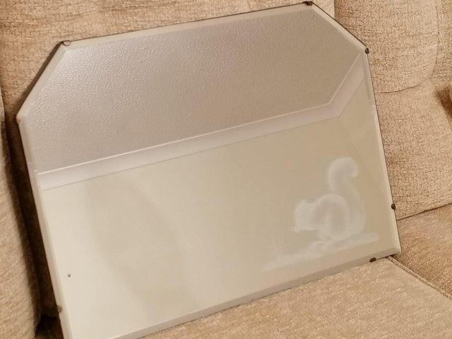 Preview of the first image of Etched, Vintage mirror excellent condition.