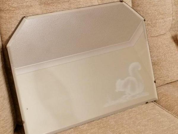 Image 1 of Etched, Vintage mirror excellent condition