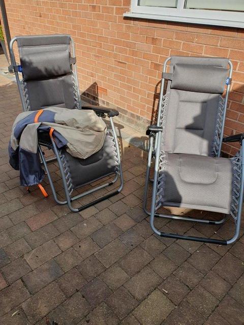 Preview of the first image of A pair of Royal 'Ambassador' Recliner chairs.