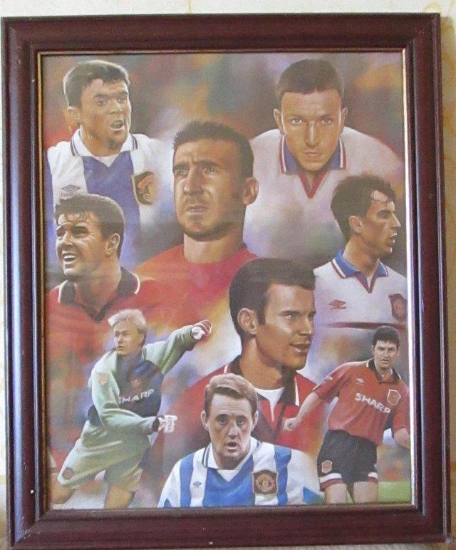 Preview of the first image of Football Legends - Man Utd. Framed Picture.