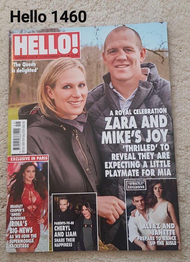 Preview of the first image of Hello Magazine 1460 - Zara & Mike's Joy - Expecting 2nd baby.