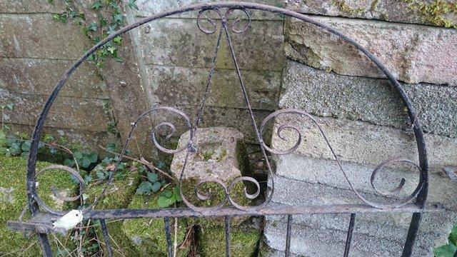 Image 3 of Vintage Wrought-Iron Gates