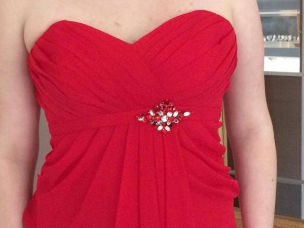 Image 1 of Stunning New Red Prom Dress for Sale - Size 12 / 14
