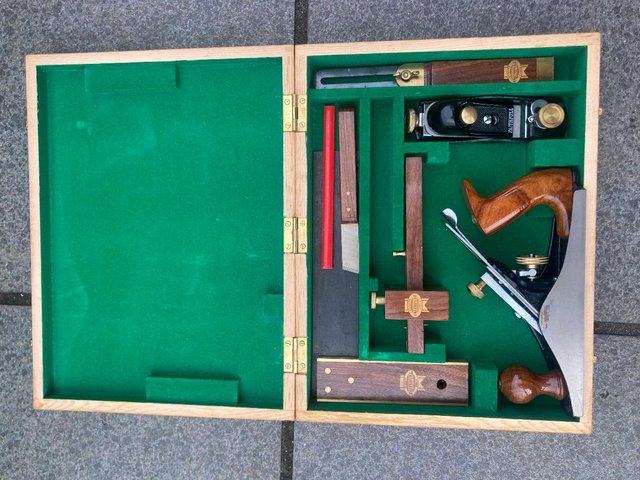 Preview of the first image of Wooden box of  faithfull tools.