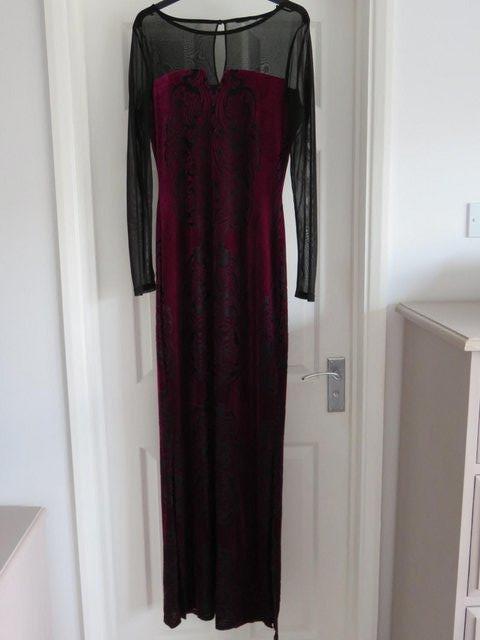 Preview of the first image of Wallis evening dress in Size 12.