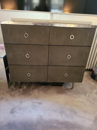 Image 2 of Andrew Martin Shagreen chest of drawers 4 years old great co