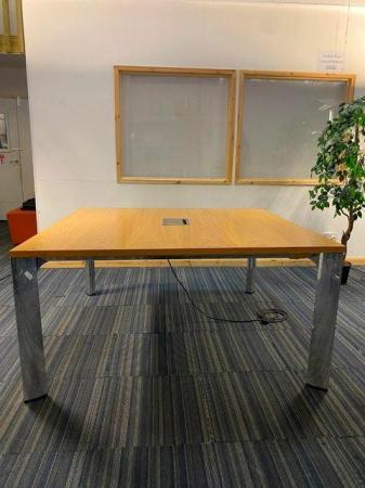 Image 8 of **Oak Wood Boardroom/Conference/Office/Meeting Table