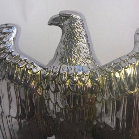 Image 6 of Reichstag Eagle in bronze then silver plated