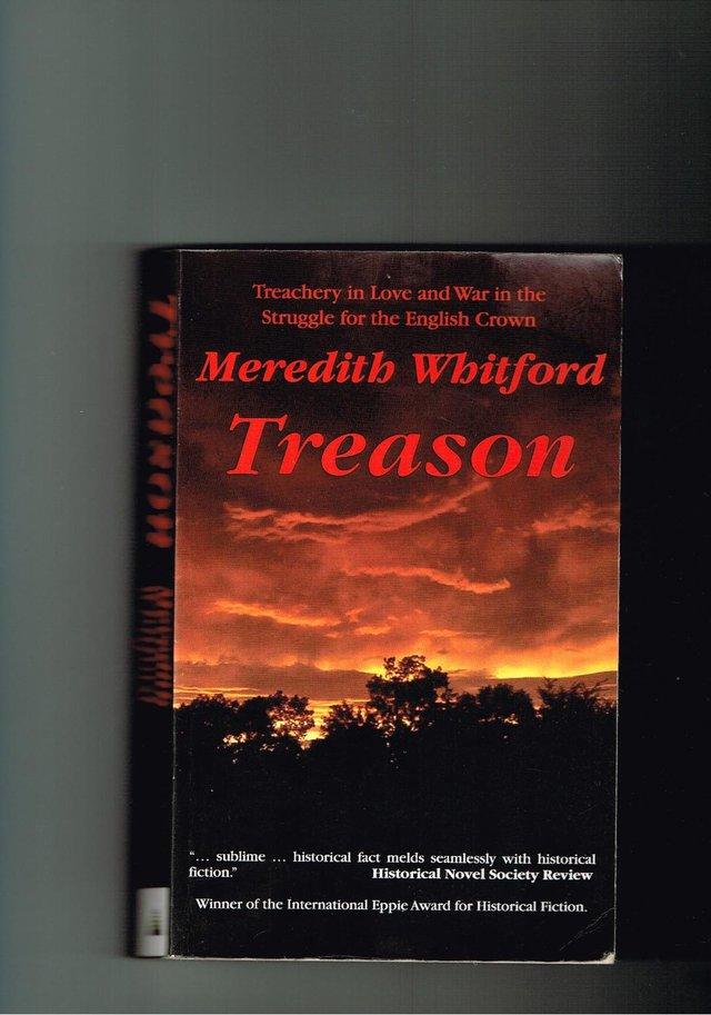 Preview of the first image of TREASON - MEREDITH WHITFORD   A NOVEL OF RICHARD III.