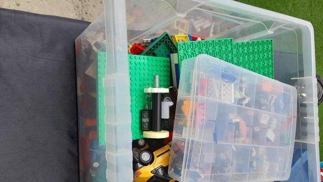 Image 3 of Three quarter full box of lego