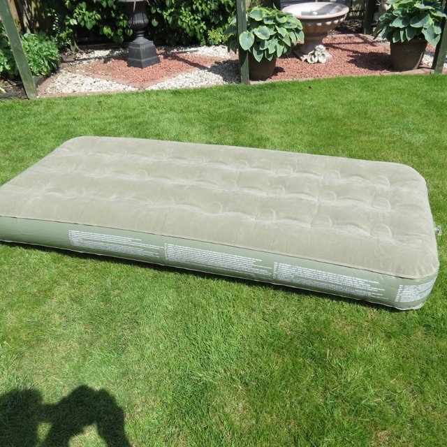 Preview of the first image of Single  Inflatable Camping Air Bed.