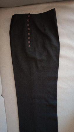 Image 2 of Phase Eight Dark Grey Wool Trousers Size 12