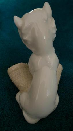 Image 6 of Lladro Figurine Playful Character White Westie Puppy Dog Scu