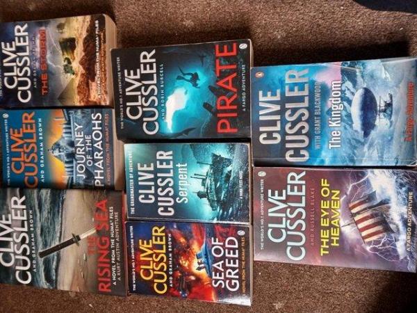 Image 2 of Clive Cussler Adventure Book Collection