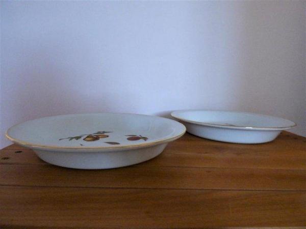 Image 2 of Royal Worcester Evesham Gold Pie Dish Oven To Tableware Porc