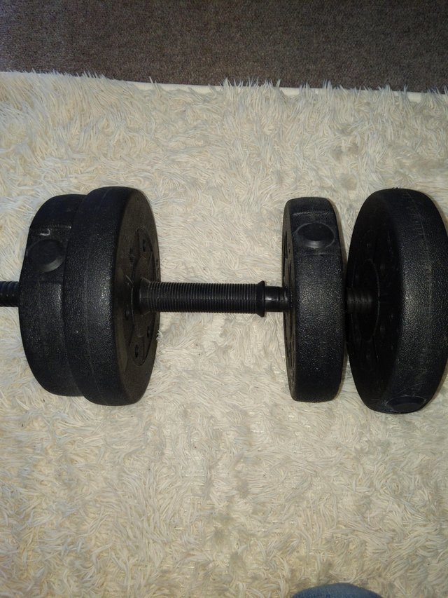 Preview of the first image of Weights for sale great condition,house move forces sale.