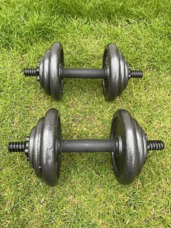 Image 12 of Weights Bench plus Dumbbells