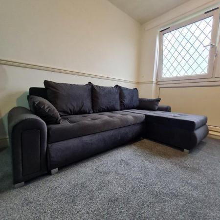 Image 1 of Universal Corner Sofa Bed with storage