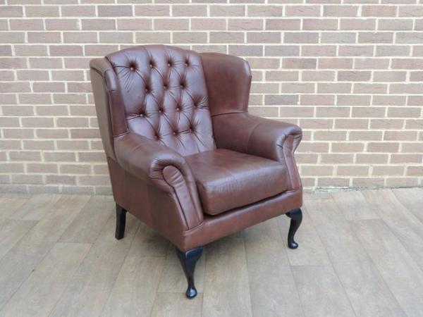 Image 9 of Wyvern Queen Anne Armchair (UK Delivery)