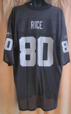 Image 1 of Vintage Reebok Oakland Raiders Jerry Rice Size XL