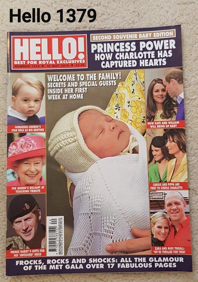 Preview of the first image of Hello Magazine 1379 - Princess Charlotte -Welcome to Family!.